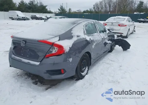 2019 Honda Civic Lx из США, поврежденный, VIN 19XFC2F62KE002044